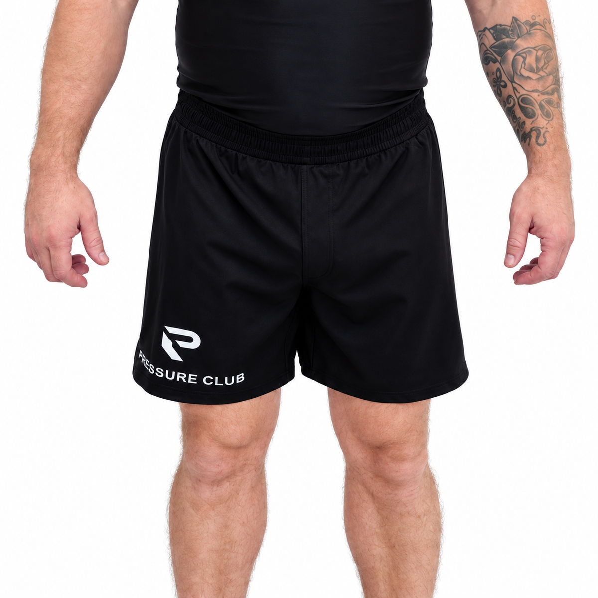 PRESSURE CLUB Shorts - Black\White
