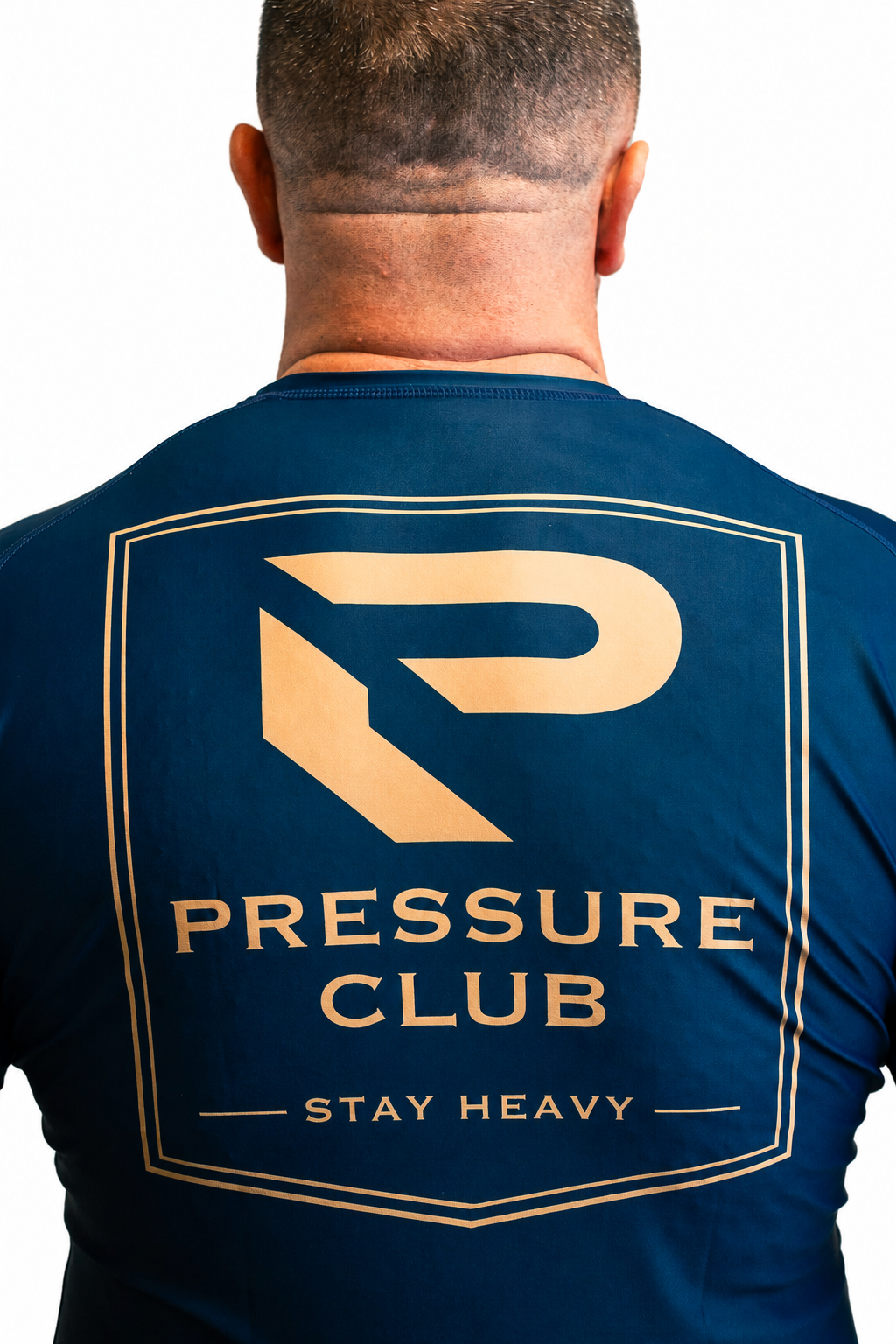 PRESSURE CLUB Rash Guard - Navy / Gold