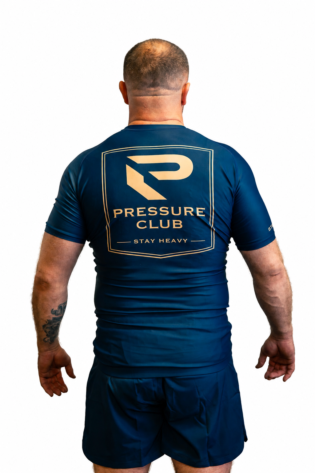 PRESSURE CLUB Rash Guard - Navy / Gold
