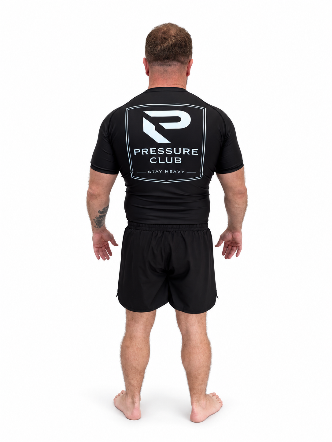 PRESSURE CLUB Rash Guard - Black / White